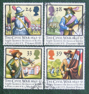 ENGLISH CIVIL WAR (Mi 1405-1408) 1992 Used Gebruikt Oblitere ENGLAND GRANDE-BRETAGNE GB GREAT BRITAIN - Used Stamps