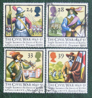 ENGLISH CIVIL WAR (Mi 1405-1408) 1992 Used Gebruikt Oblitere ENGLAND GRANDE-BRETAGNE GB GREAT BRITAIN - Usados