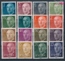 Spanien 1040-1055 (kompl.Ausg.) Postfrisch 1955 Francisco Franco (10368426 - Ongebruikt