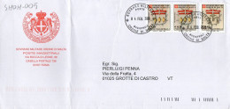 Philatelic Envelope With Stamps Sent From SOVEREIGN MILITARY ORDER OF MALTA To ITALY - Malta (Orden Von)