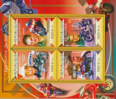 Guinea 10997-11000 Sheetlet (complete. Issue) Unmounted Mint / Never Hinged 2015 Legendary Motorcycles - Guinea (1958-...)