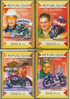 Guinea 10997-11000 (complete. Issue) Unmounted Mint / Never Hinged 2015 Legendary Motorcycles - Guinea (1958-...)