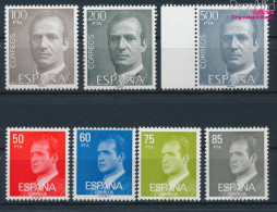 Spanien 2513y-2519y (kompl.Ausg.) Postfrisch 1981 Juan Carlos I. (10368436 - Unused Stamps