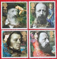 PORTRAITS ILLUSTRATIONS FOR POEMS TENNYSON (Mi 1392-1395) 1992 POSTFRIS MNH ** ENGLAND GRANDE-BRETAGNE GB GREAT BRITAIN - Ongebruikt