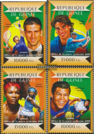 Guinea 10982-10985 (complete. Issue) Unmounted Mint / Never Hinged 2015 Tennis - Guinée (1958-...)