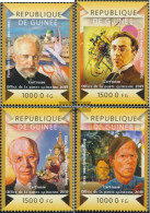 Guinea 10977-10980 (complete. Issue) Unmounted Mint / Never Hinged 2015 Russian Art - Guinée (1958-...)