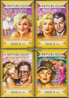 Guinea 10972-10975 (complete. Issue) Unmounted Mint / Never Hinged 2015 Marilyn Monroe - Guinée (1958-...)