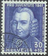 Schweiz Suisse Pro Juventute 1941: Daniel Jeanrichard Zu WI 100 Mi 402 Yv 374 Mit Eck-Stempel ST.GALLEN 1 (Zu CHF 11.00) - Used Stamps