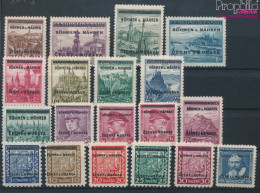 Böhmen Und Mähren 1-19 (kompl.Ausg.) Postfrisch 1939 Aufdruckausgabe (10368572 - Unused Stamps