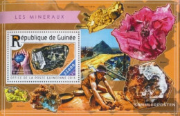 Guinea Miniature Sheet 2503 (complete. Issue) Unmounted Mint / Never Hinged 2015 Minerals - Guinée (1958-...)