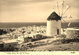 Mykonos , Myconos * Carte Photo * Molen , Moulin à Vent * Windmill * Greece Grèce - Grèce