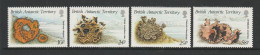 British Antarctic Territory Scott #149-52, MNH 1989, Lichens, Complete Set - Nuovi