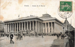 FRANCE - Paris - Vue Sur Le Palais De La Bourse - Vue Générale - Animé - Voiture - Carte Postale Ancienne - Altri Monumenti, Edifici