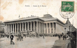 FRANCE - Paris - Vue Sur Le Palais De La Bourse - Vue Générale - Animé - Voiture - Carte Postale Ancienne - Sonstige Sehenswürdigkeiten