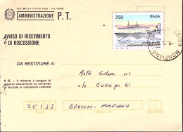 1995-ANNIVERSARI STORICI L'VIII^Divisine Marina In Atlantico Lire 750 Isolato Su - 1991-00: Marcophilie