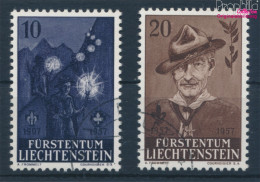 Liechtenstein 360-361 (kompl.Ausg.) Gestempelt 1957 Pfadfinderbewegung (10374140 - Gebraucht