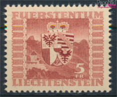 Liechtenstein 252 (kompl.Ausg.) Postfrisch 1947 Freimarke: Wappen (10377395 - Unused Stamps