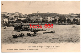 Vila Nova De Gaia * Largo D. Luis I * Barcos No Rio Douro * Nº 66 Edição Alberto Ferreira - Porto