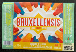 Bier Etiket (5g2), étiquette De Bière, Beer Label, Bruxellensis Brouwerij De La Senne - Bier