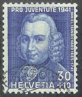 Schweiz Suisse Pro Juventute 1941: Daniel Jeanrichard Zu WI 100 Mi 402 Yv 374 Mit Stempel ....DORF (Zu CHF 11.00) - Clocks