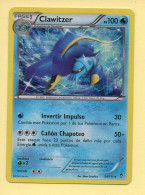 POKEMON N° 24/111 - CLAWITZER (Holo Rare) - XY Poings Furieux (100 PV) Version Espagnole - XY