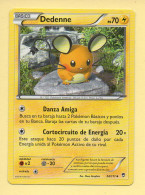 POKEMON N° 34/111 - DEDENNE - XY Poings Furieux (70 PV) Version Espagnole - XY