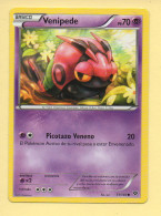 POKEMON N° 51/146 - VENIPEDE - XY (70 PV) Version Espagnole - XY