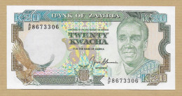 TWENTY KWACHA ZAMBIA NEUF - Zambie