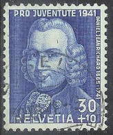 Schweiz Suisse Pro Juventute 1941: Daniel Jeanrichard Zu WI 100 Mi 402 Yv 374 Mit Voll-⊙ BASEL 30.XII.41 (Zu CHF 11.00) - Used Stamps