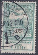 Hongrie 1913 Mi 134  Turul Sur La Couronne De Saint-Étienne Aide Aux Victimes Des Inondations    (A16) - Gebraucht