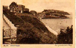 50 - GRANVILLE - Vue Générale De La Plage - Granville