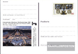 FRD (FR.Germany) PSo37 Official Special Postcards Gefälligkeitsgestempelt Used 1995 Briefmarken Days - Sonstige & Ohne Zuordnung