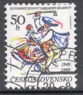 Czechoslovakia 1989 Single Stamp For The 40th Anniversary Of Slovak Folk Art Collective In Fine Used - Usati