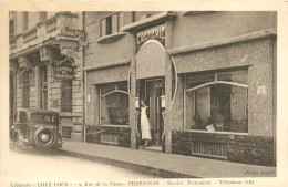 170424 - RARE ! - 66 PERPIGNAN Crèmerie CHEZ VOUS 4 Rue De La Poste Service Permanent * Photo Lopez - Perpignan