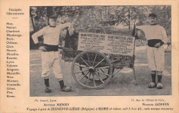 Belgique - Antoine Henry Et Nicolas Goffin Globe-Trotteurs - Voyage à Pied De Jesneppe-LIEGE à Rome - Lüttich