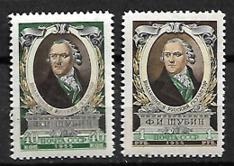 RUSSIA STAMPS 1955. . Sc.#1768-1769. , MNH - Ongebruikt