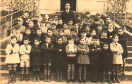 Nantes * 3 Cartes Photos * école Classe écoliers Enfants élèves Professeur * Photographe Phot D'Armor Avenue Cimetière - Nantes