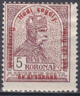 Hongrie 1915 Mi 178 * Roi Charles IV Aide Aux Victimes Des Inondations    (A16) - Unused Stamps