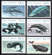 NEW ZEALAND 1988 Whales: Set Of 6 Stamps UM/MNH - Balene