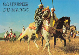 MAROC INFINI - Meknes - Cavaliers De Fantasia - Animé - Carte Postale - Meknès