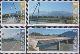 Liechtenstein 1703-1706 (complete Issue) Unmounted Mint / Never Hinged 2014 Bridges - Neufs