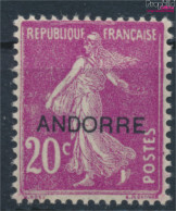 Andorra - Französische Post 8 Postfrisch 1931 Aufdruckausgabe (10368780 - Neufs