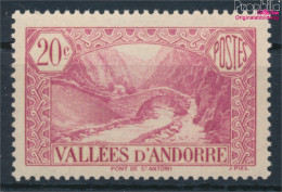 Andorra - Französische Post 30 Postfrisch 1932 Landschaften (10368778 - Nuevos
