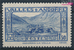 Andorra - Französische Post 41 Postfrisch 1932 Landschaften (10368771 - Nuevos