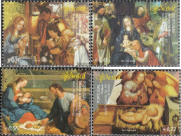 Portugal 2878-2881 (complete Issue) Unmounted Mint / Never Hinged 2004 Christmas - Ongebruikt