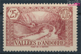 Andorra - Französische Post 56 Postfrisch 1937 Landschaften (10368412 - Ungebraucht