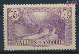 Andorra - Französische Post 62 Postfrisch 1937 Landschaften (10368410 - Ongebruikt