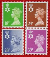 18p 24p 28p 39p Value MACHIN Northern IRELAND (Mi 59-62) 1991 POSTFRIS MNH ** ENGLAND GRANDE-BRETAGNE GB GREAT BRITAIN - Northern Ireland