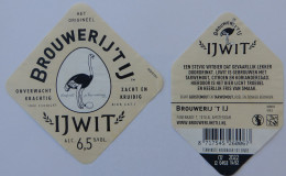 Bier Etiket (5L1), étiquette De Bière, Beer Label, Ijwit Brouwerij 't Ij - Cerveza