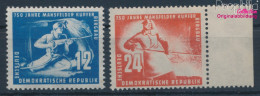 DDR 273-274 (kompl.Ausg.) Postfrisch 1950 750 Jahre Mansfelder Kupferschiefer (10393882 - Unused Stamps